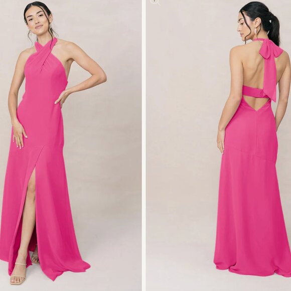 Hot pink bridesmaid dress - Picture 5 of 5